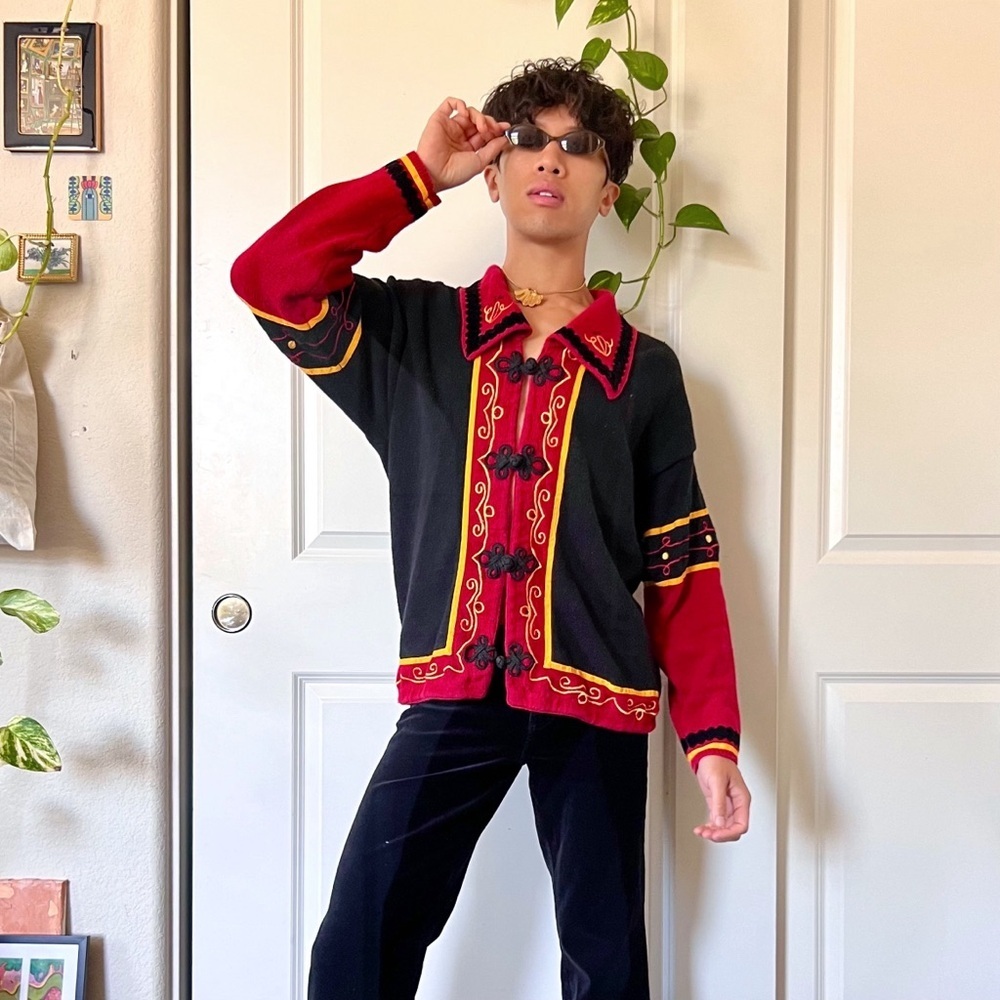 Vintage Christmas Nutcracker Cardigan